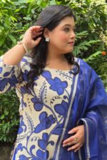 Pen Kalamkari 3 pc Set in Banglore  Silk
