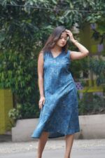 Pomegranate Handblock Dress