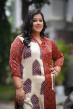 Modal Ajrak Handblock Kurti - Image 4