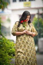Modal Banaspati Handblock Kurti