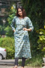 Bagru Handblock Kurti - Image 3