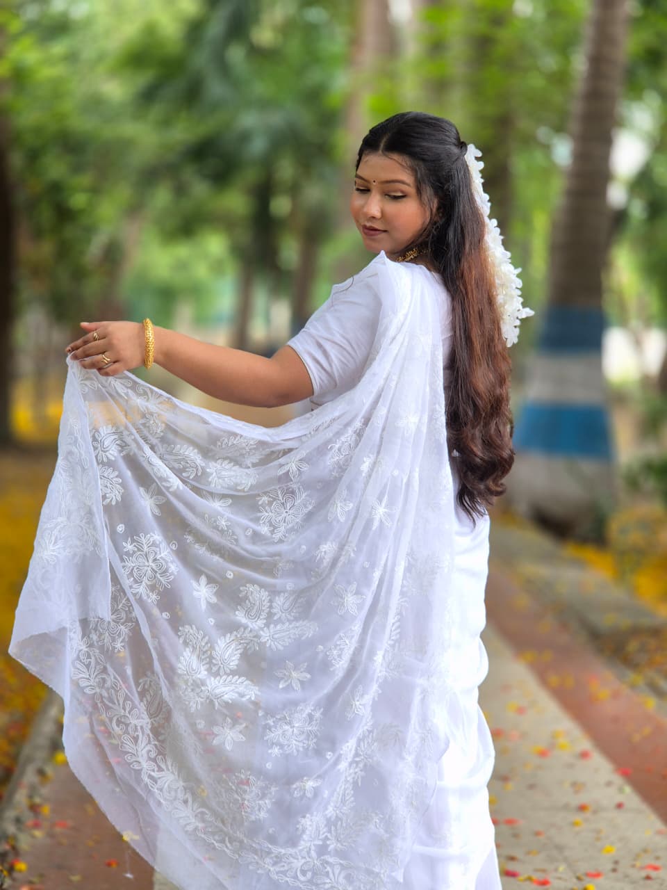 aece1035-5cf3-4ac0-8efa-b48e92340ca1 Designer Tepchi Saree - Image 1