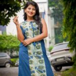 Ditachable Sleeve Side Pannel Kurti