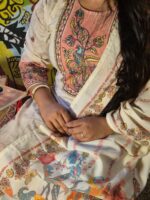 Floral print sequence work 3pc set - Image 2