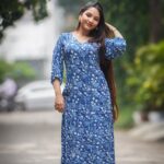 Indigo Modal A line Dress