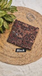 Gamthi Ajrakh Handblock Short Kurti - Image 9