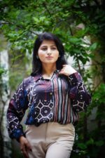 Modal Two print Bagru Handblock Shirt - Image 4