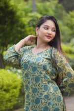 Modal Vanaspati Handblock Kurti