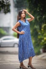 Indigo Modal Dress - Image 2