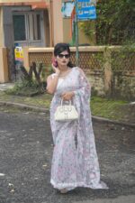 Degital Print Organza Saree - Image 2