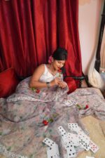 Degital Print Organza Saree - Image 3