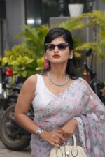 Degital Print Organza Saree - Image 4