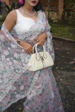Degital Print Organza Saree