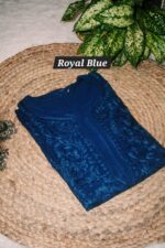 Viscose heavy work Long kurti - Image 8