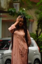 Chikankari Self modal Ombre design - Image 4
