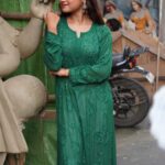 Viscose heavy work Long kurti