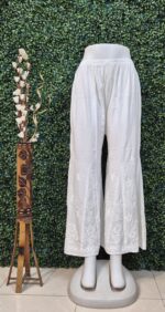 Kali Rayon chikankari plazzo 3d