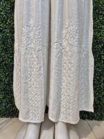 Kali Rayon chikankari plazzo  3d design 2 - Image 2