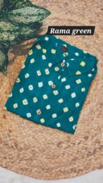 Bandhni Kaftan Shirt - Image 5